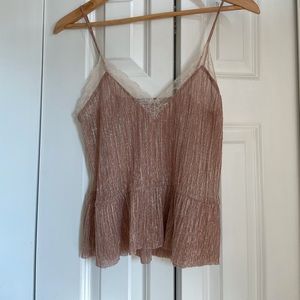 Shimmery & sheer Zara camisole!